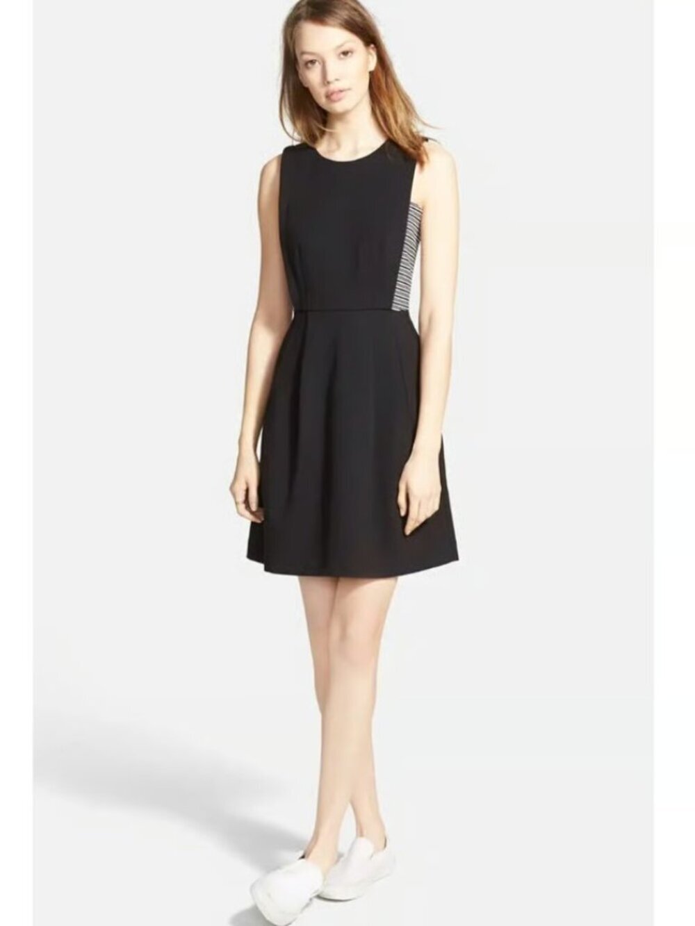 Madewell Abroad Inset Fit & Flare Mini Dress